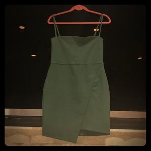 Dark Green Body-con Dress